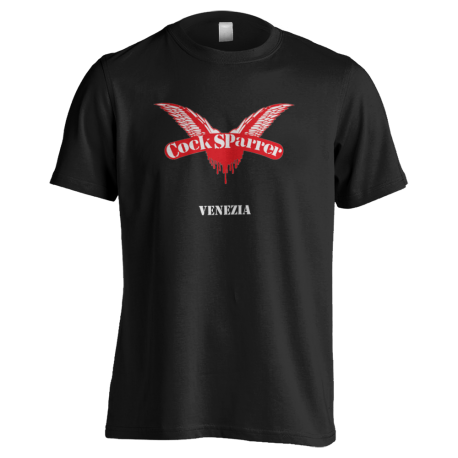 Venezia (red on black) t-shirt
