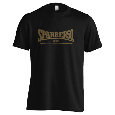 Sparrer 50 (gold on black) t-shirt