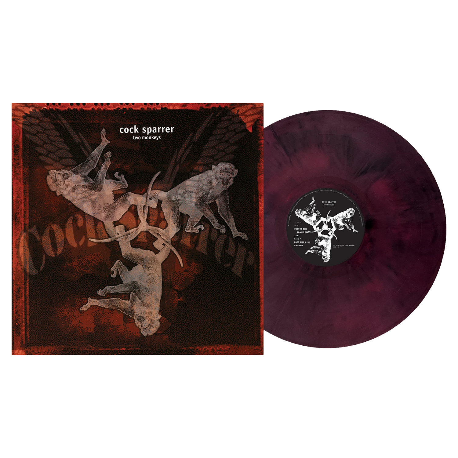 Two Monkeys (Oxblood/Black vinyl) LP