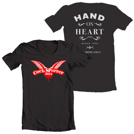 Hand On Heart Black T-shirt